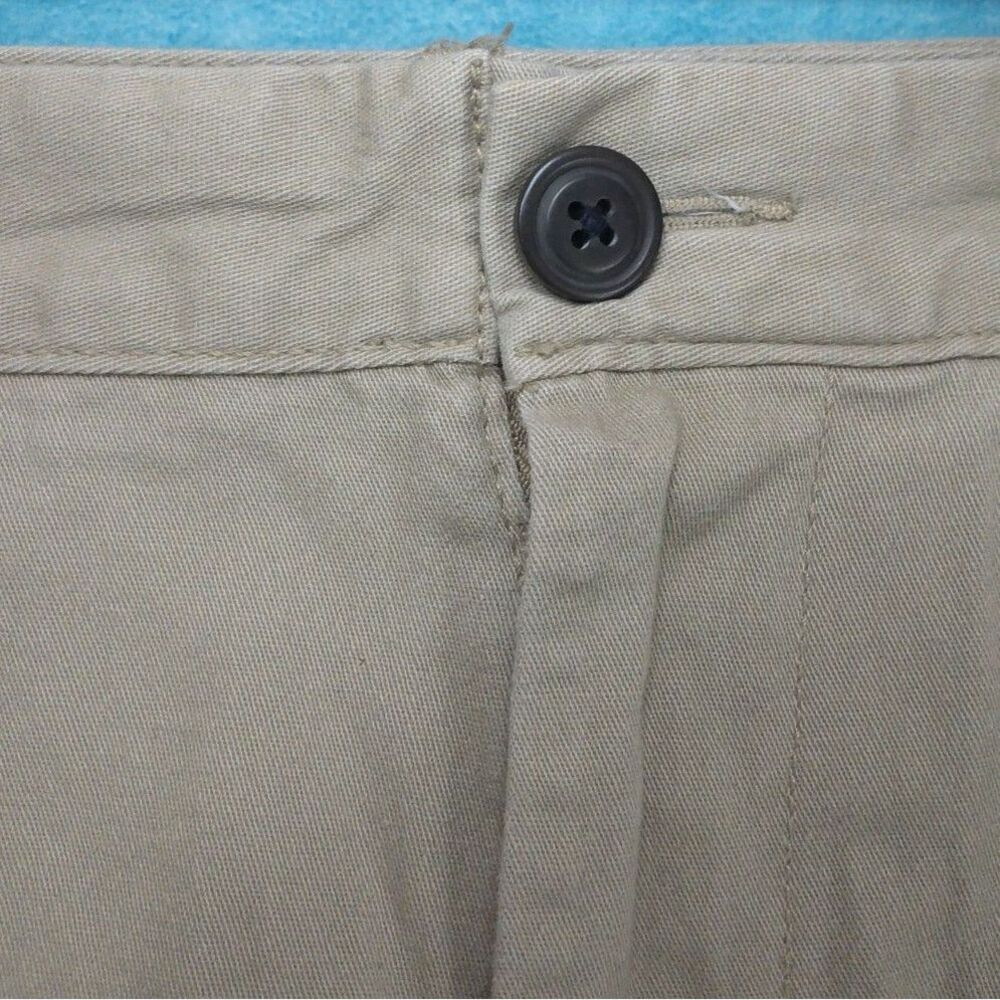 Nautica The Deck Short Classic Fit Men's Flat Front Shorts, Tan, Size 36 - Picture 6 of 7